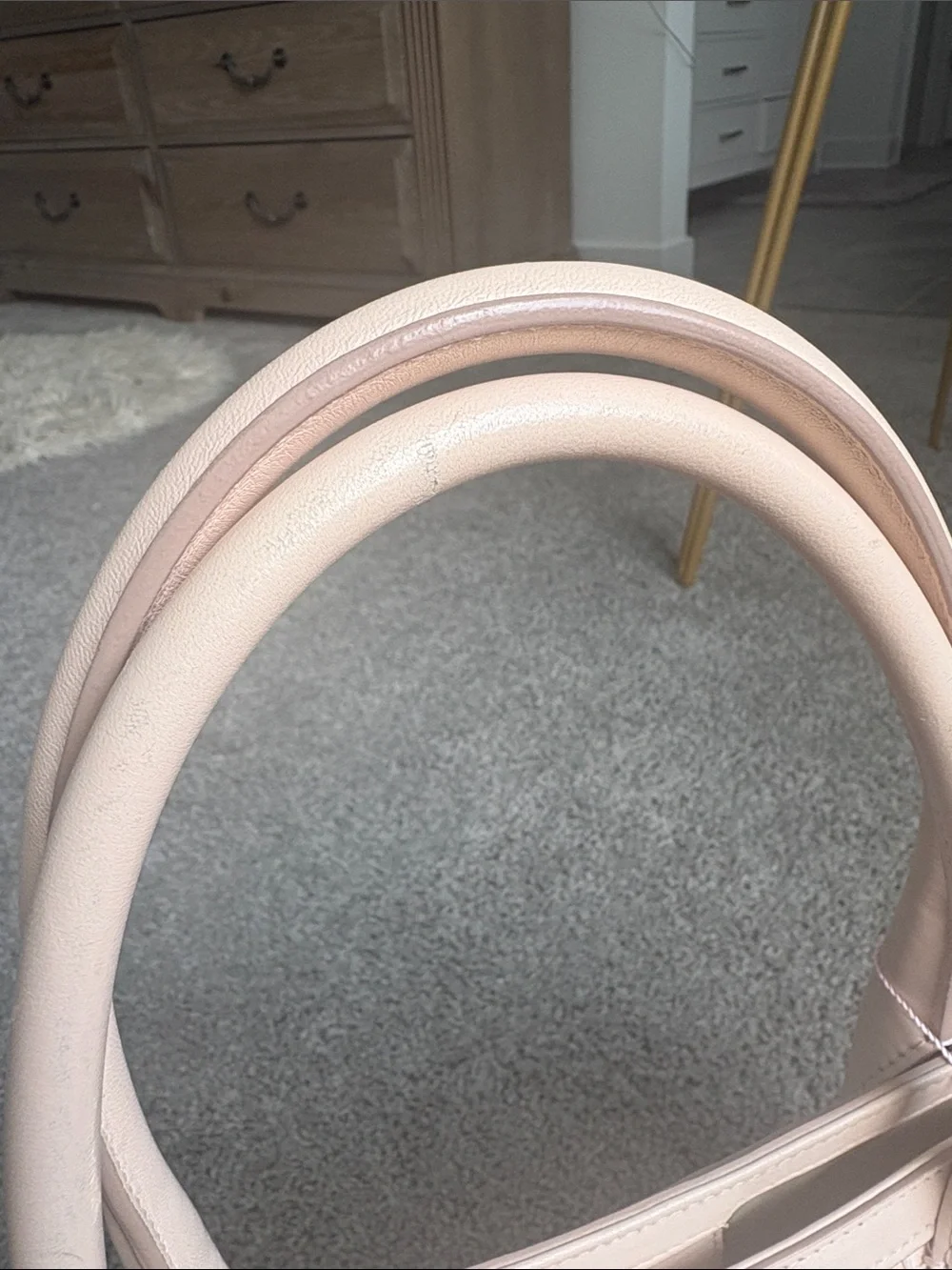 Dolce and Gabbana pale pink tote